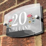 Colourful House Signs Plaques House Number Door Sign Home