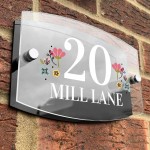 Colourful House Signs Plaques House Number Door Sign Home