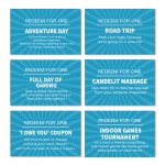 Boyfriend Coupon Book Gift Love Coupons For Him Birthday