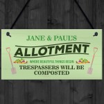 PERSONALISED Allotment Signs Greenhouse Signs Garden Signs