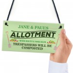 PERSONALISED Allotment Signs Greenhouse Signs Garden Signs