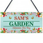 Personalised Garden Signs For Outside Garden Plaque Shed Signs