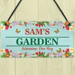 Personalised Garden Signs For Outside Garden Plaque Shed Signs