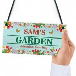 Personalised Garden Signs For Outside Garden Plaque Shed Signs