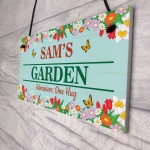 Personalised Garden Signs For Outside Garden Plaque Shed Signs