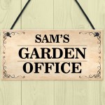 Office Sign For Garden Outside Sign For Office Personalised