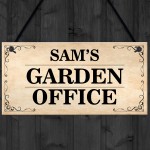 Office Sign For Garden Outside Sign For Office Personalised