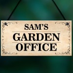 Office Sign For Garden Outside Sign For Office Personalised