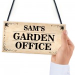 Office Sign For Garden Outside Sign For Office Personalised