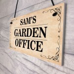 Office Sign For Garden Outside Sign For Office Personalised