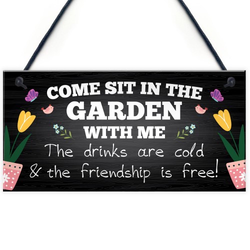 Garden Signs and Plaques for Outside Garden Sign Friendship Sign