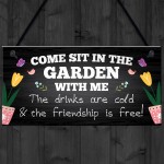 Garden Signs and Plaques for Outside Garden Sign Friendship Sign