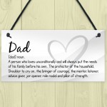 Dad Gifts For Fathers Day Birthday Birthday Noun Plaque Novelty