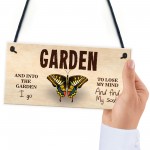 Novelty Garden Sign Shabby Chic Hanging Wall Door Sign