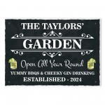 Personalised Sign For Garden Hanging Wall Sign Shed Sign WELCOME