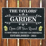 Personalised Sign For Garden Hanging Wall Sign Shed Sign WELCOME