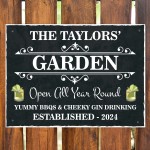 Personalised Sign For Garden Hanging Wall Sign Shed Sign WELCOME