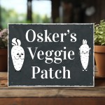 PERSONALISED Veggie Patch Sign For Garden Vegetable Patch Sign