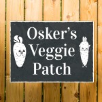 PERSONALISED Veggie Patch Sign For Garden Vegetable Patch Sign