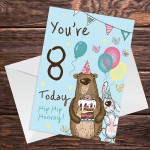 Youre 8 Today Birthday Card Seventh Birthday Card For Son