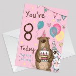 Youre 8 Today Birthday Card Eighth Birthday Card For Daughter