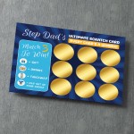 Step Dad Scratch Card Birthday Gift For Stepdad Fathers Day