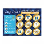 Step Dad Scratch Card Birthday Fathers Day Gift For Stepdad