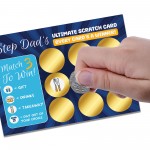 Step Dad Scratch Card Birthday Fathers Day Gift For Stepdad