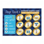 Step Dad Scratch Card Gift For Birthday Father's Day Stepdad