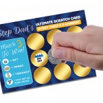 Step Dad Scratch Card Gift For Birthday Father's Day Stepdad