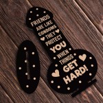 Funny Friendship Plaque Novelty Christmas Rude Birthday Gift