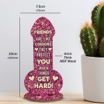 Friendship Plaque Novelty Christmas Funny Rude Birthday Gift