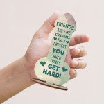 Funny Friendship Plaque Novelty Humour Rude Birthday Gift