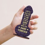 Funny Rude Friendship Plaque Novelty Birthday Best Friend Gift