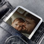 I Love You Daddy Personalised Metal Wallet Photo Card