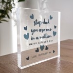 STEP DAD GIFT For Fathers Day Personalised Gift For Step Dad