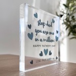 STEP DAD GIFT For Fathers Day Personalised Gift For Step Dad