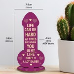 Funny Rude Plaque For Friend Family Partner Novelty Birthday