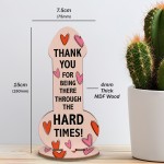 Funny Thank You Friendship Couple Gift Plaque Novelty Birthday