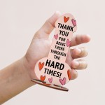 Funny Thank You Friendship Couple Gift Plaque Novelty Birthday