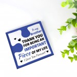 Birthday Gifts for Brother Acrylic Block Puzzle Brother Birthday