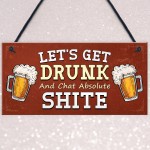 HOME BAR SIGN Hanging Wall Door Sign FUNNY Man Cave Shed Sign