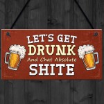 HOME BAR SIGN Hanging Wall Door Sign FUNNY Man Cave Shed Sign