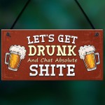 HOME BAR SIGN Hanging Wall Door Sign FUNNY Man Cave Shed Sign