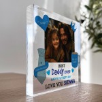 Best Daddy Gift For Fathers Day Personalised Photo Plaque