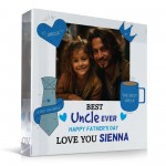 Best Uncle Gift For Fathers Day Personalised Photo Plaque