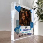 Best Uncle Gift For Fathers Day Personalised Photo Plaque