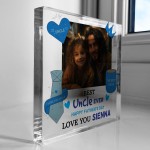 Best Uncle Gift For Fathers Day Personalised Photo Plaque