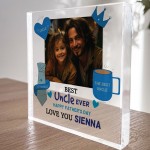 Best Uncle Gift For Fathers Day Personalised Photo Plaque