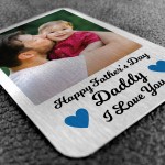 Personalised Photo Metal Wallet Card Fathers Day Gift For Dad